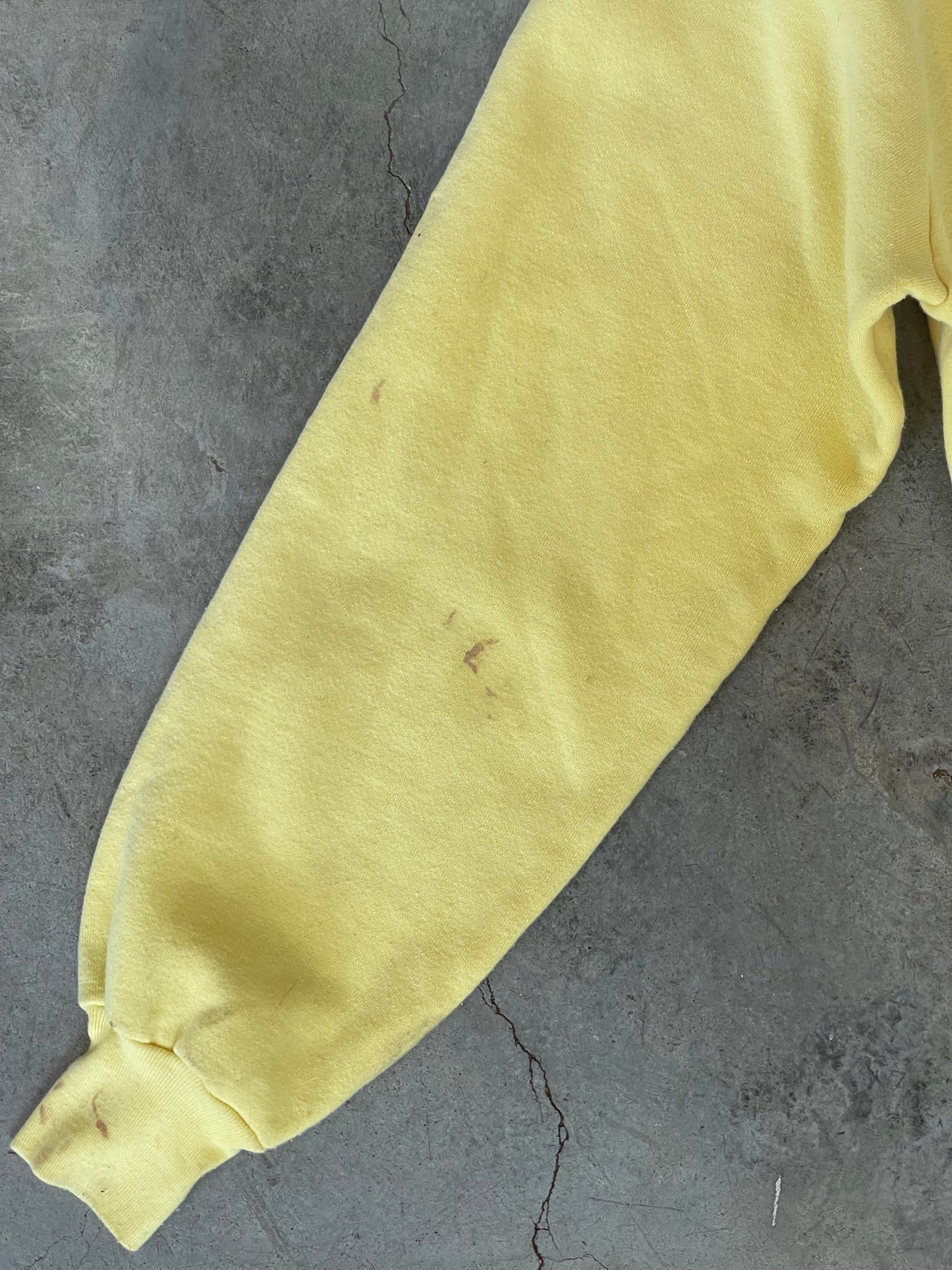 Over The Hill Graphic Crew Neck Yellow—M