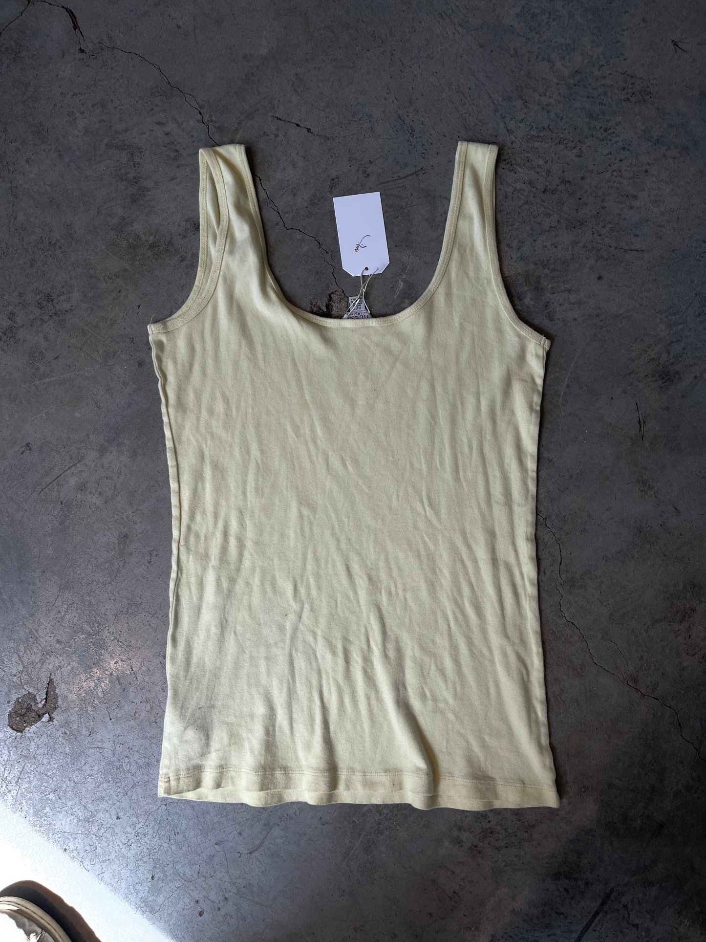 Vintage Guess Sparkly Perfume Tank—WMNS XL