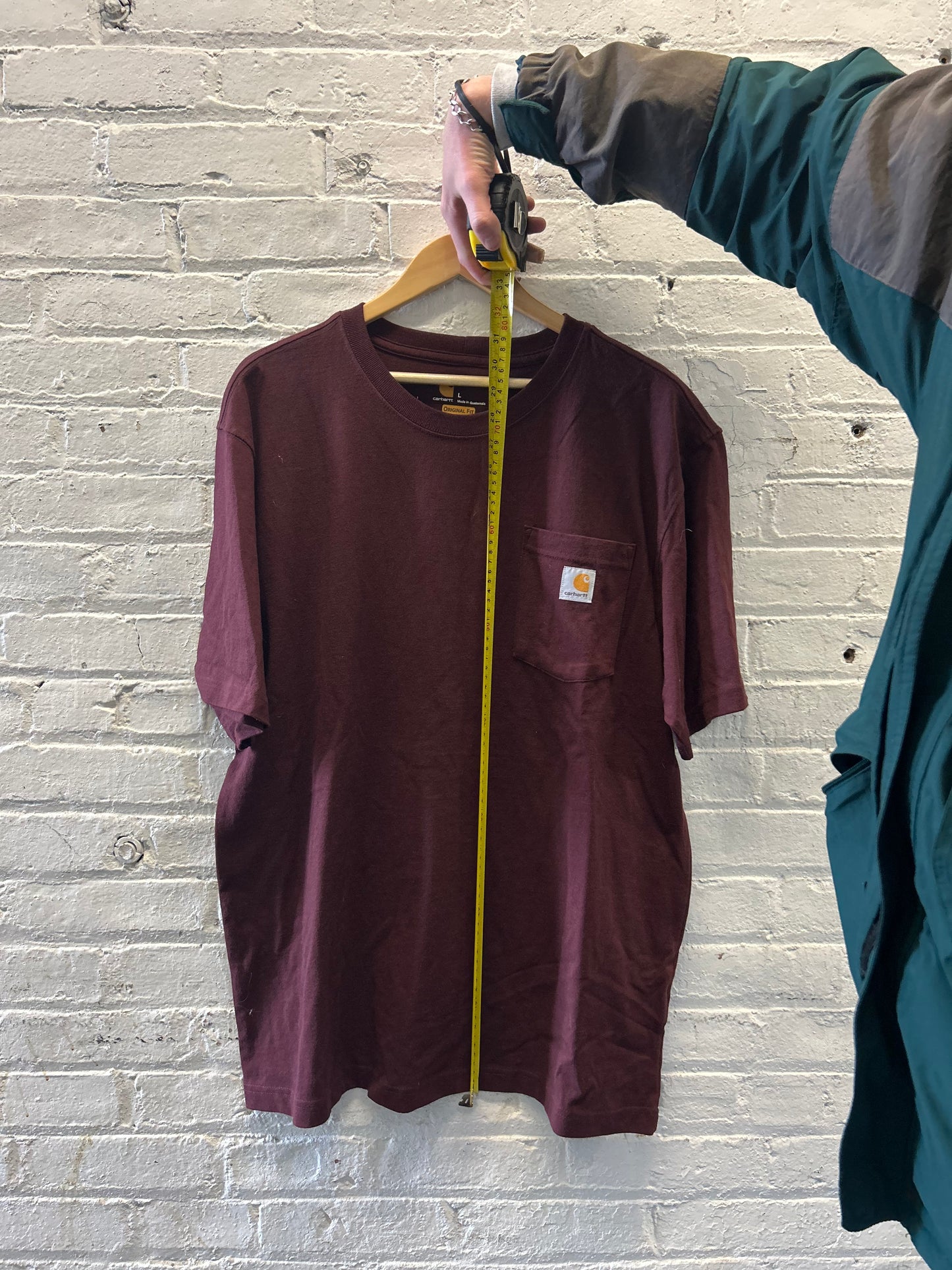 Carhartt Purple Pocket Tee - Large