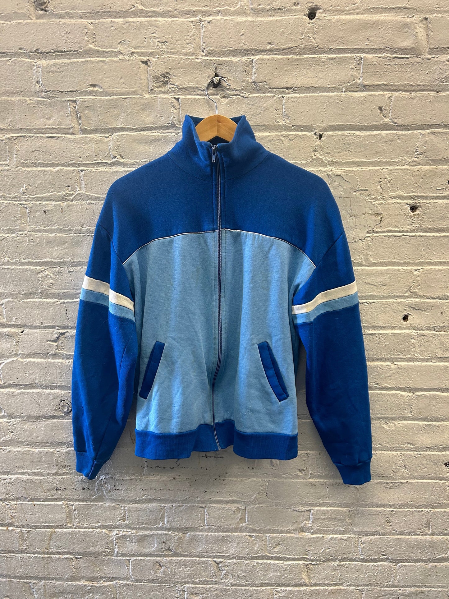 70's Blue Track Jacket - Medium