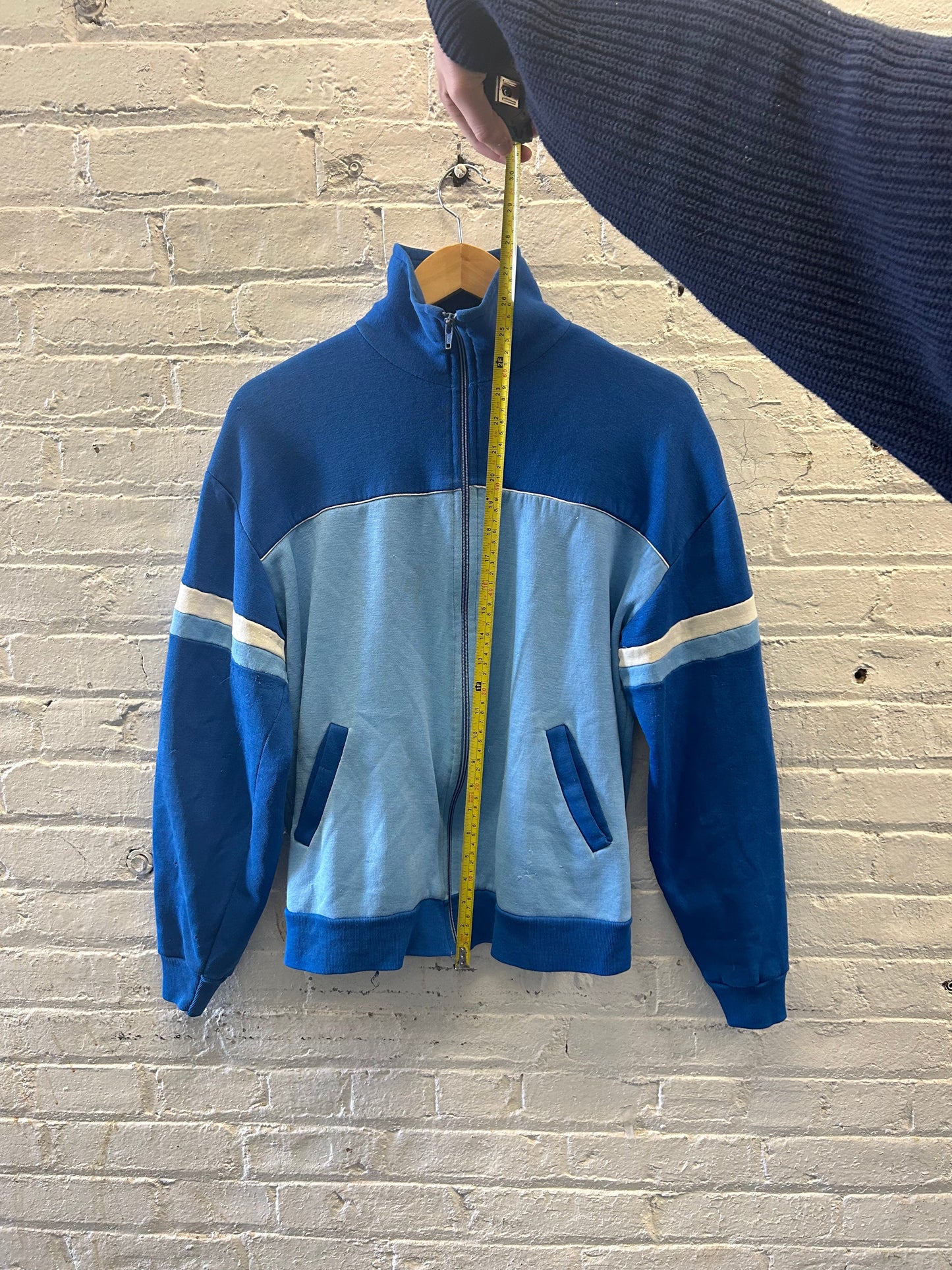 70's Blue Track Jacket - Medium