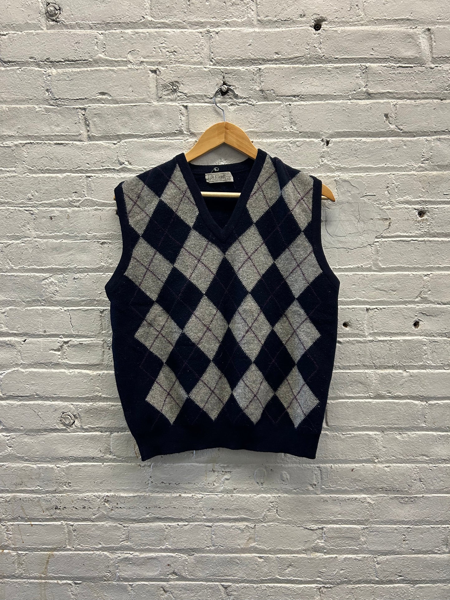 Argyle Vest - Medium