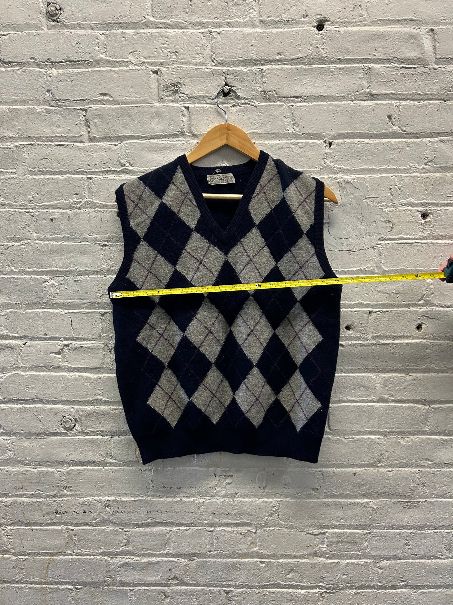 Argyle Vest - Medium