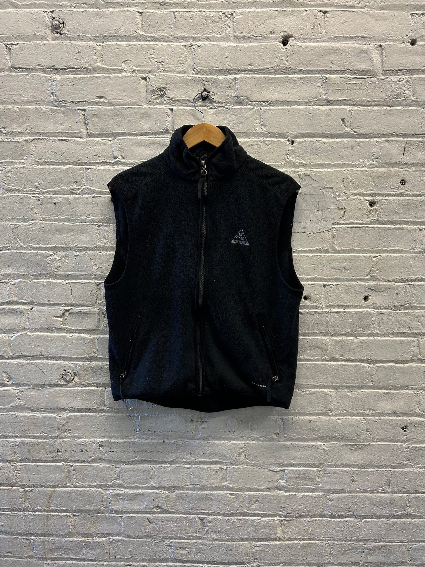 Nike ACG Black Fleece Vest - Small