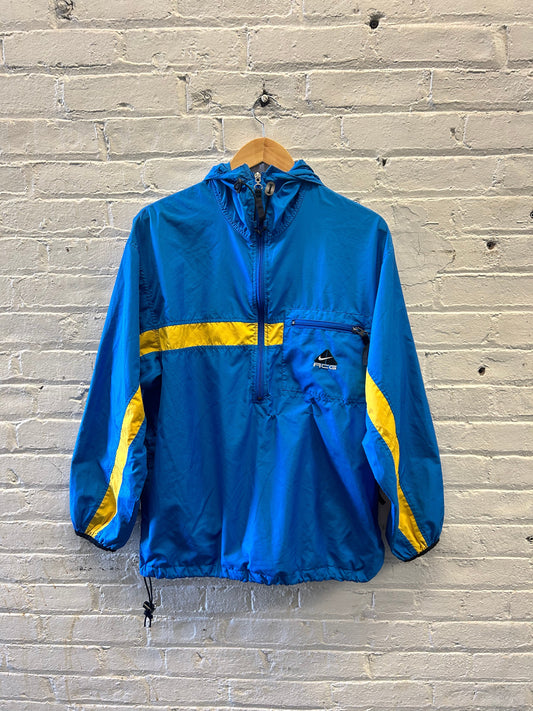 Nike ACG Blue and Yellow Jacket - Small