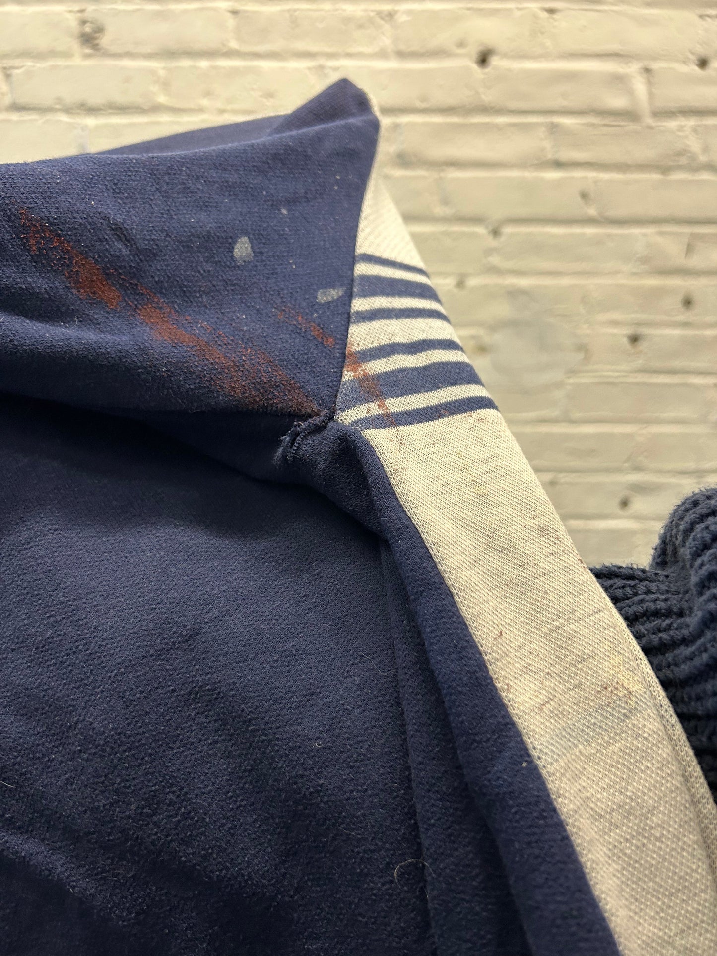 Paint Splattered Adidas Sweatshirt - Medium