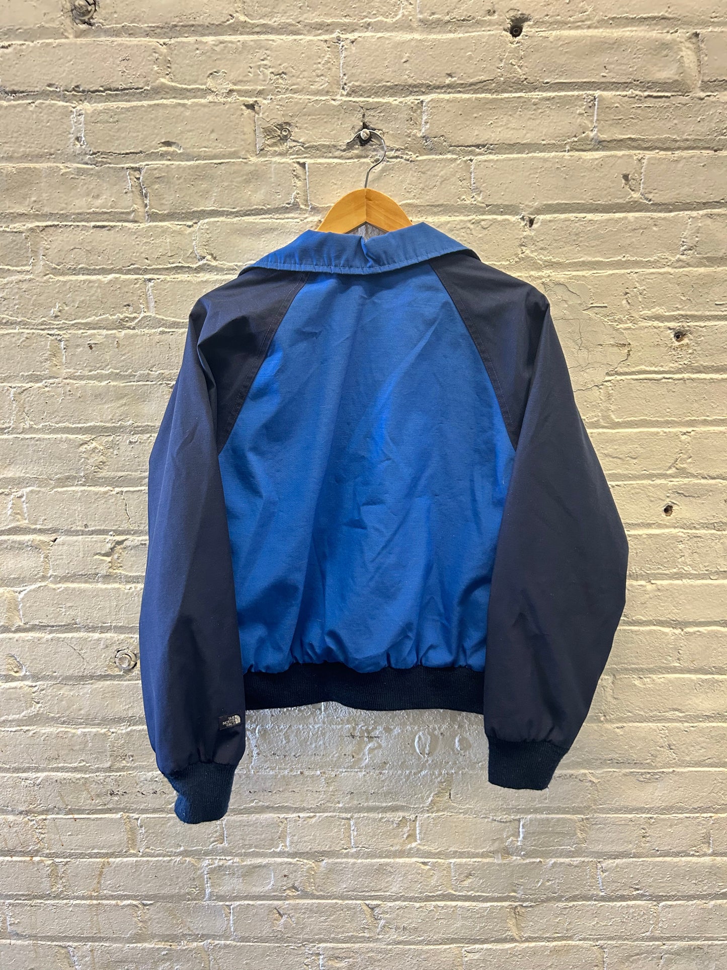 North Face Blue Zip-Up Jacket - Medium