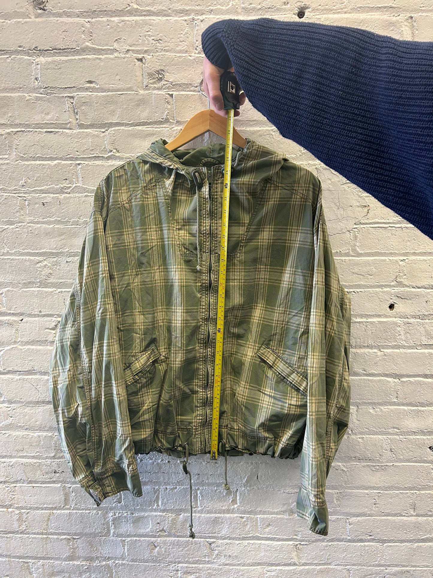 Plaid Windbreaker - Large