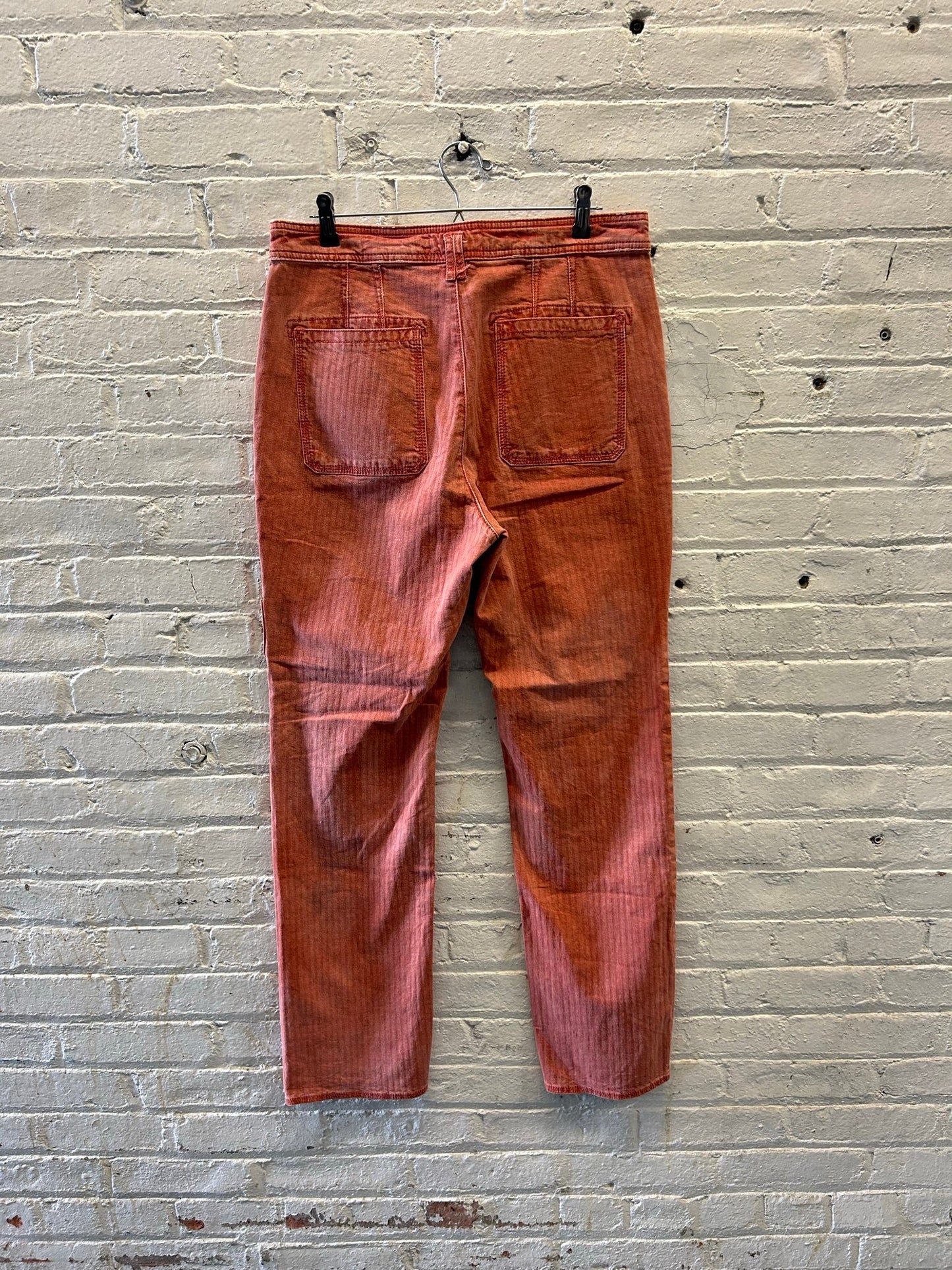 Anthropologie Red Work Pants