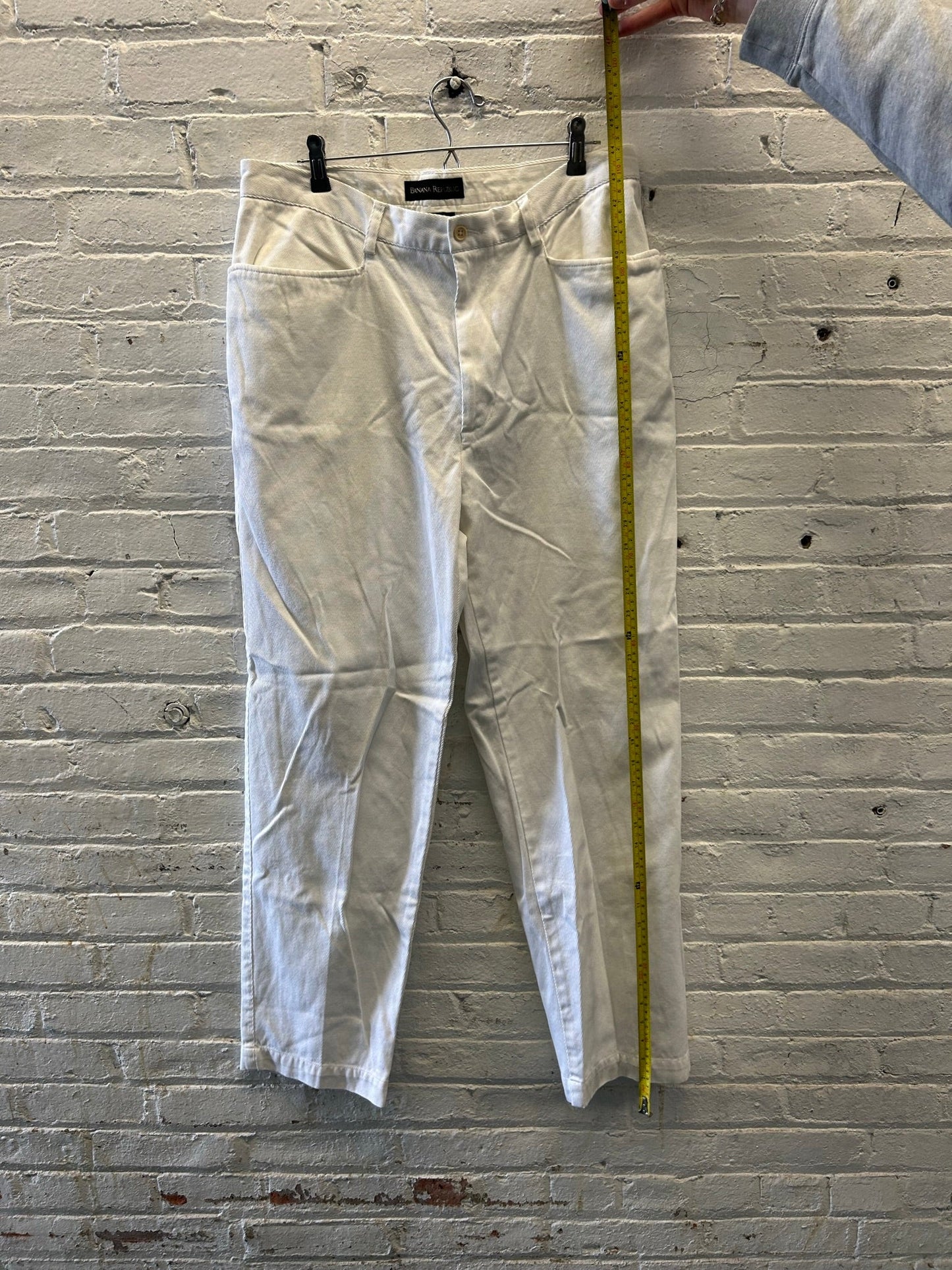 Banana Republic White Corduroy Pants