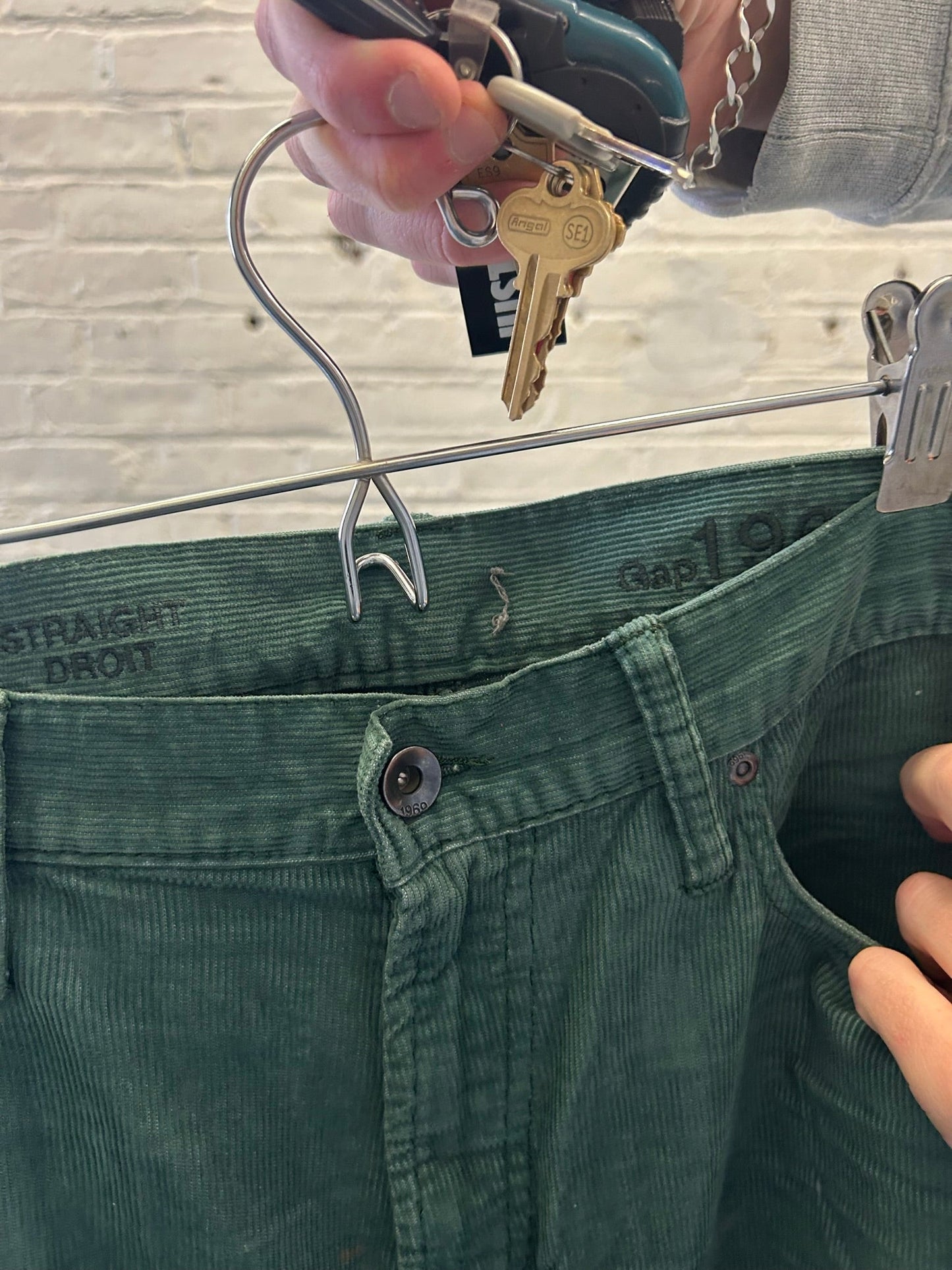 Gap Green Corduoy Pants