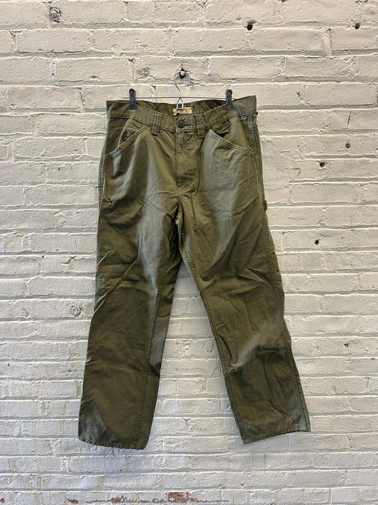 Green Carpenter Work Pants