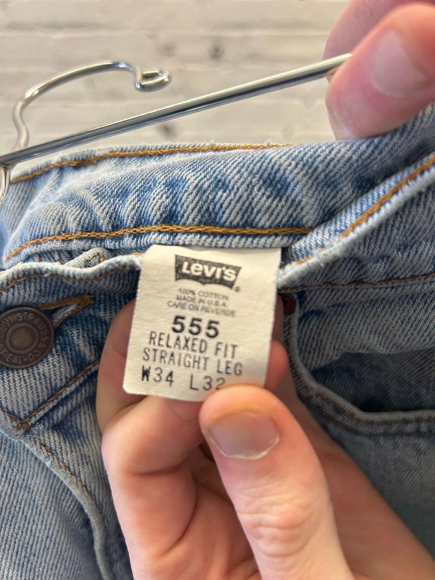 Levi's 555 Jeans Size 34x32