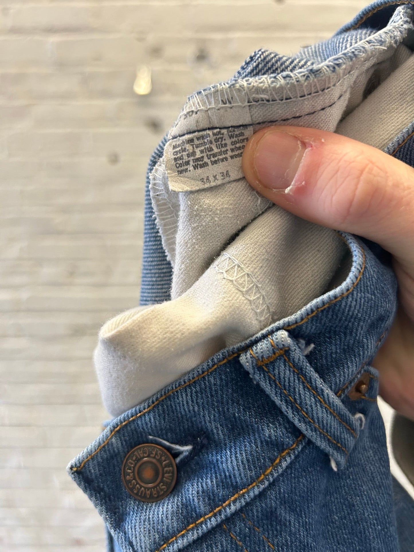 Levi's Orange Tab Jeans