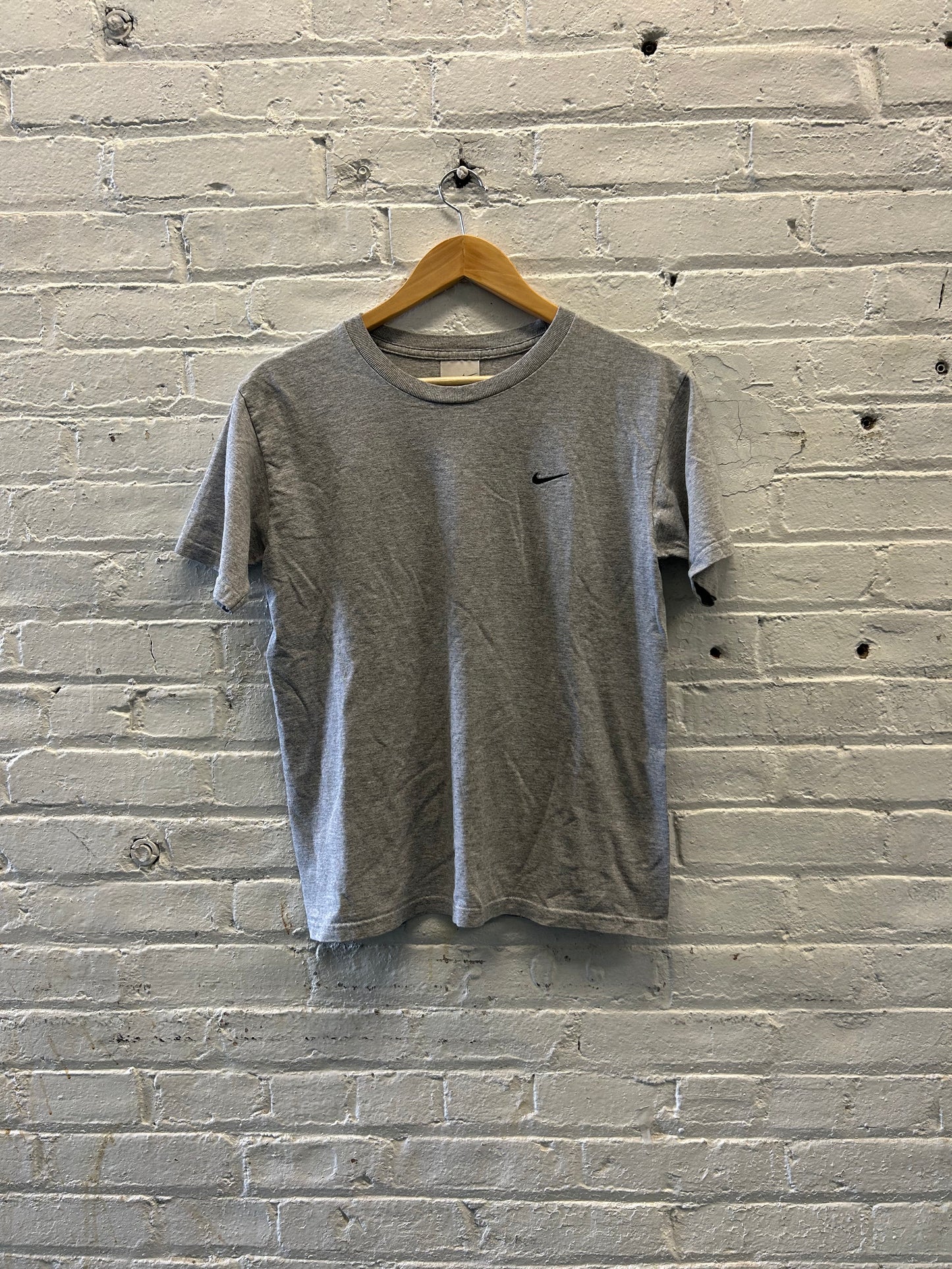 Nike Mini Swoosh Gray Shirt - Medium
