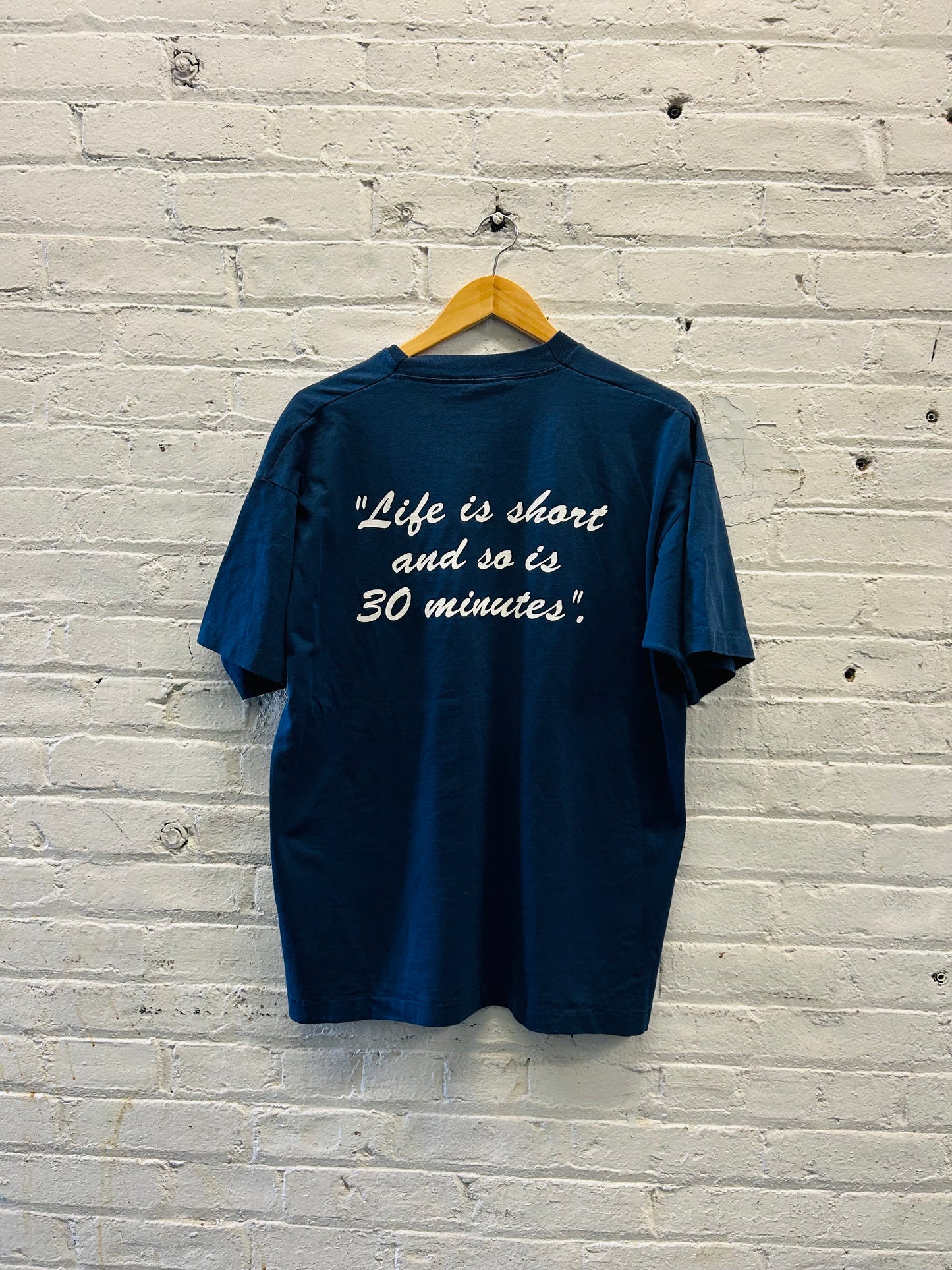 Life is Short and So is 30 Minutes Fitness Tee - XL