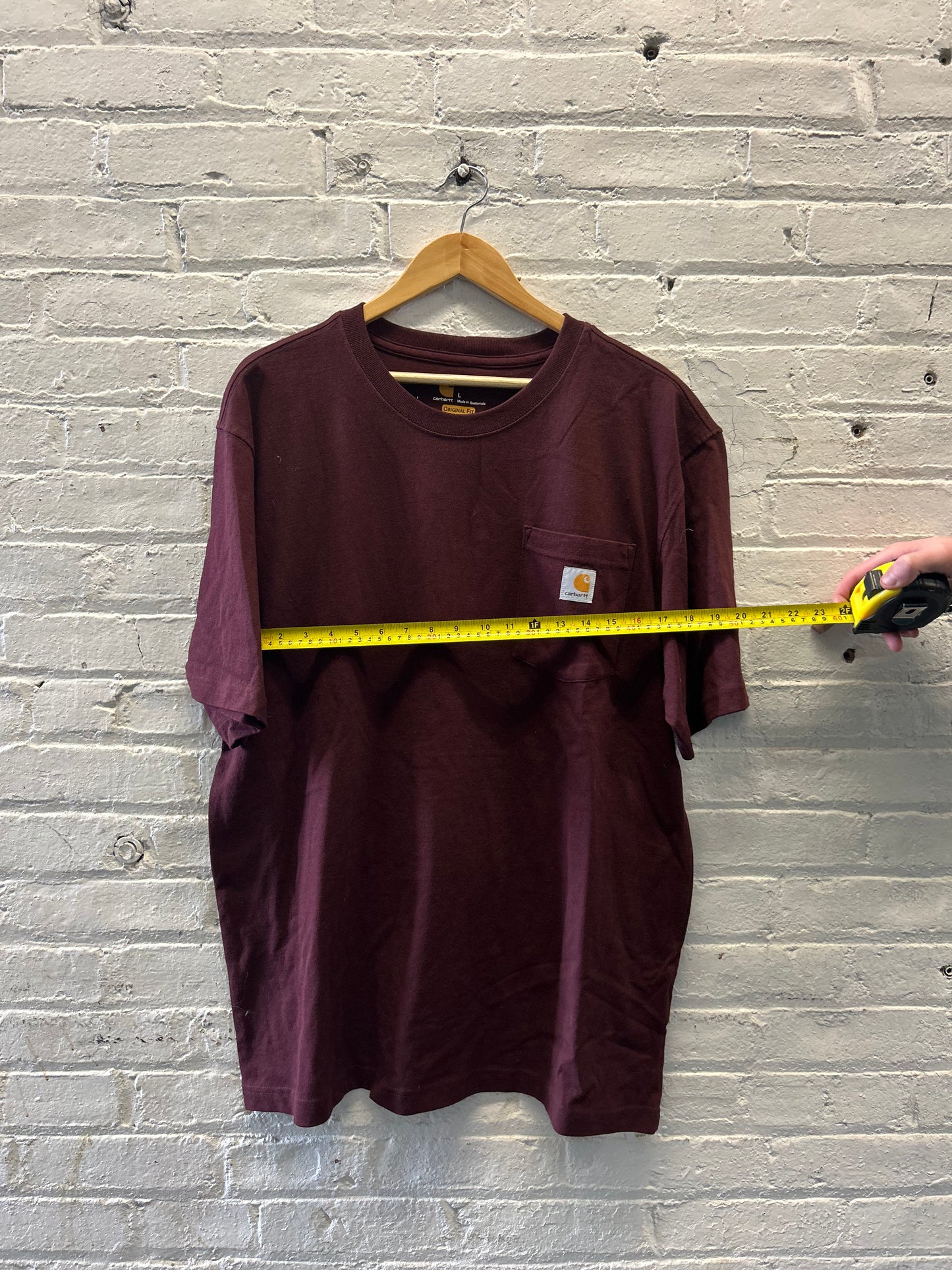 Carhartt Purple Pocket Tee - Large